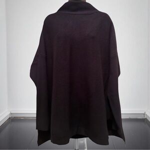 NEW LILLUSORY Women's Mock Turtleneck Oversized Knit Sweater Black Size XL